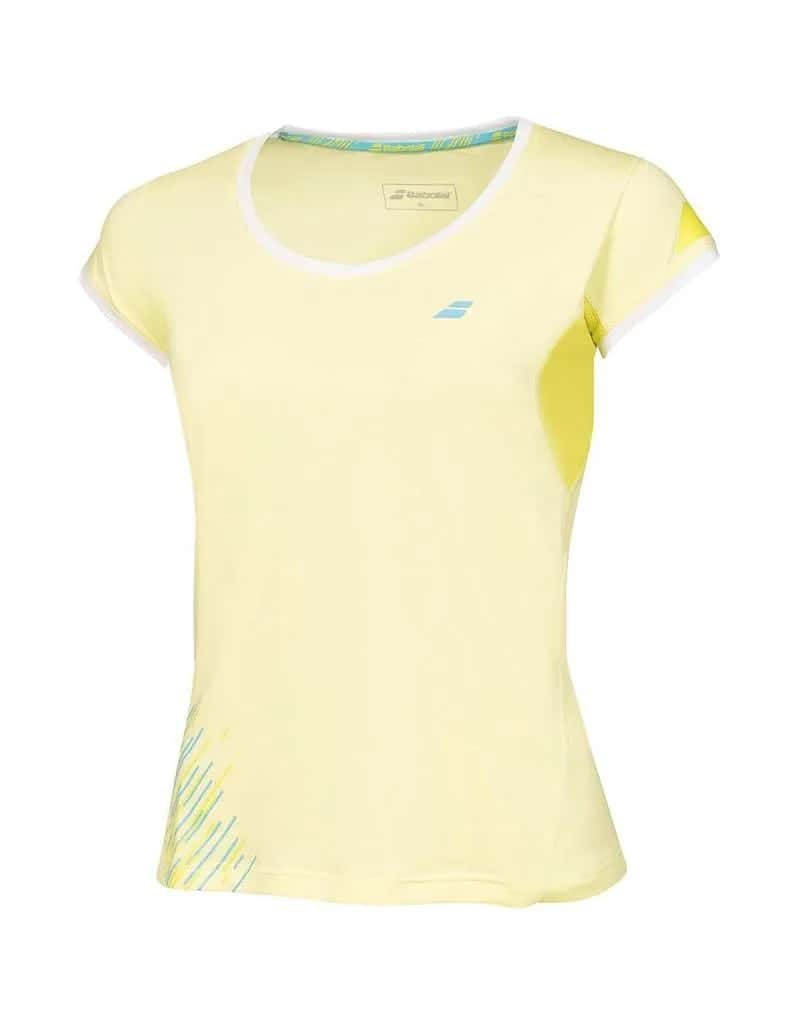 T-Shirt Niña Cap Sleeves Perf Limon