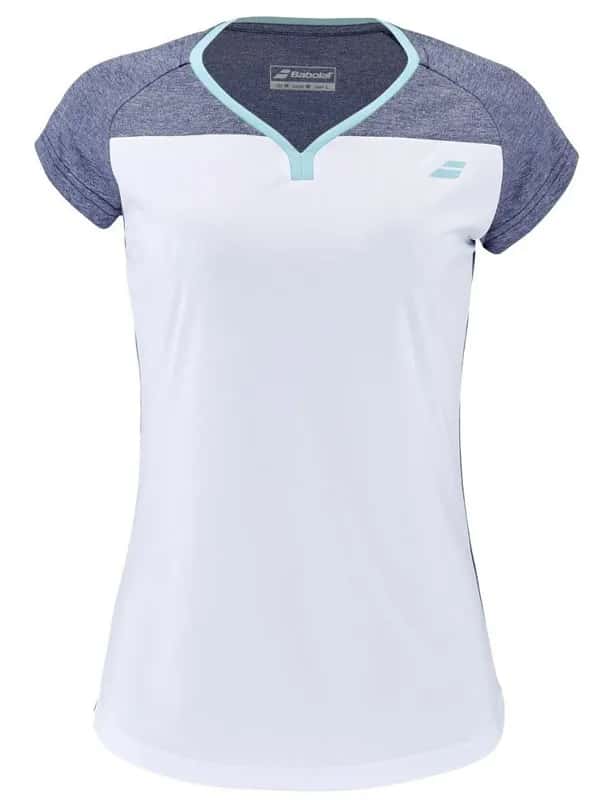 Remera Dama Play Blanco Azul