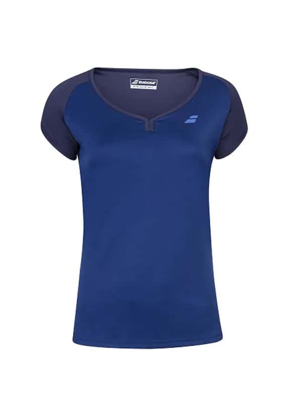 Remera Dama Play Sleeve Azul