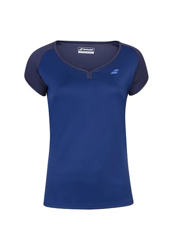 Remera Dama Play Sleeve Azul