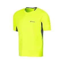 T-Shirt NiñoCrew Neck Performance Amarillo Fluo